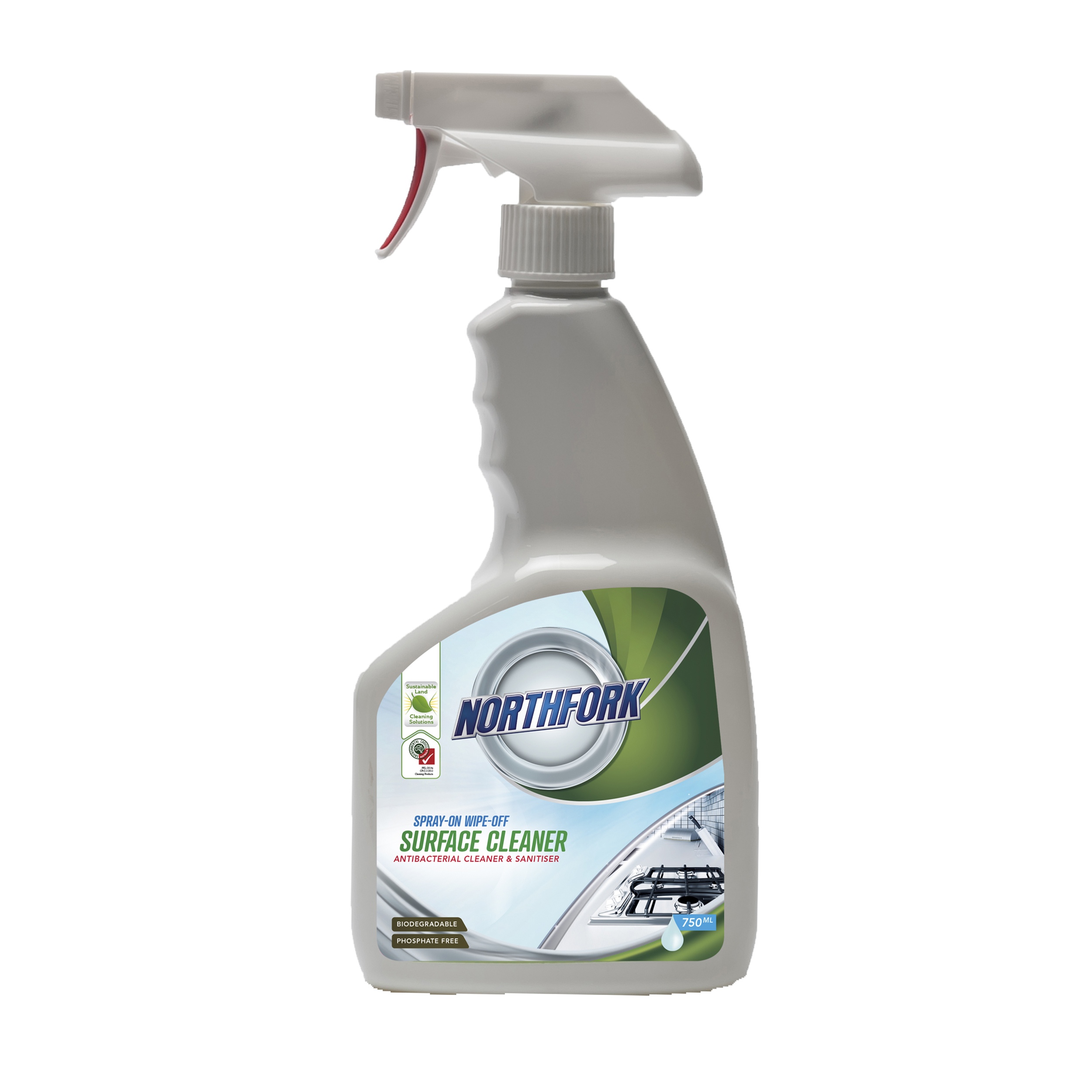 Northfork GECA Spray on Wipe Off Cleaner Spray Bottle