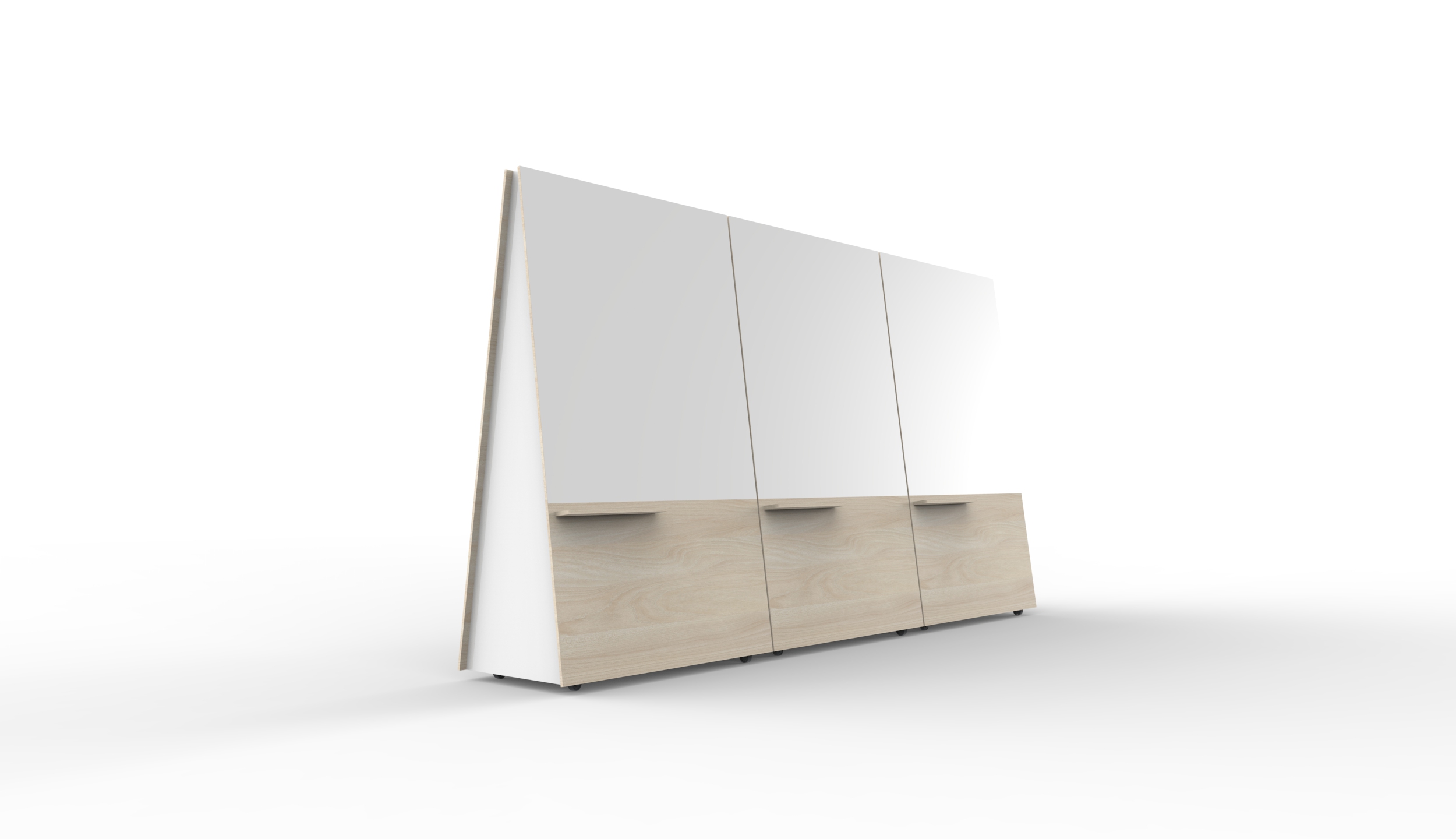 Three Wedge Whiteboards by Luxxbox