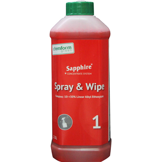 Sapphire 1 Spray and Wipe by Chemform