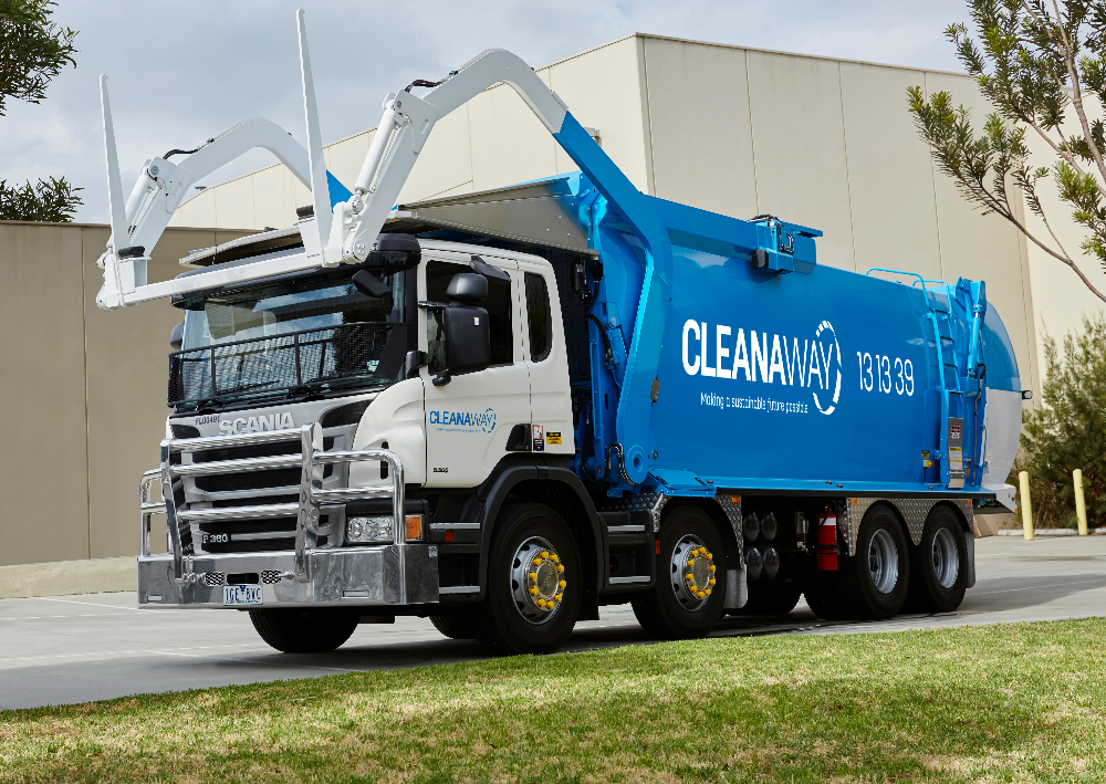 Cleanaway Waste Collection Services Truck