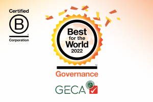 GECA Named Best for the World 2022 B Corp