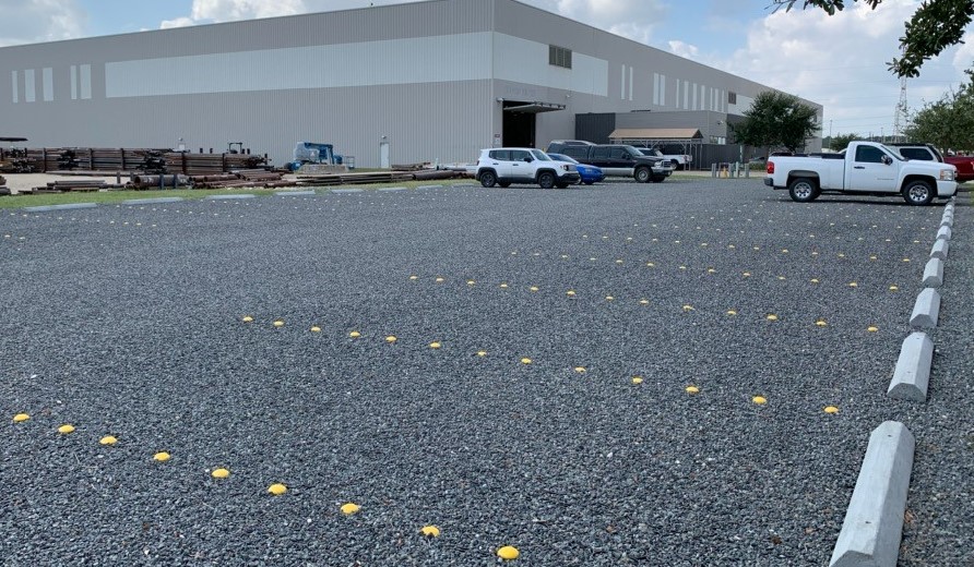 TRUEGRID Tube Supply Employee Parking Lot with GECA certified PRO PLUS